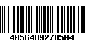 Código de Barras 4056489278504