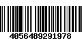 Código de Barras 4056489291978