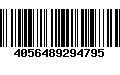 Código de Barras 4056489294795