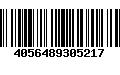 Código de Barras 4056489305217