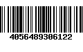 Código de Barras 4056489306122