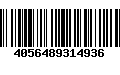 Código de Barras 4056489314936