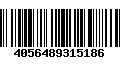 Código de Barras 4056489315186