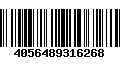 Código de Barras 4056489316268