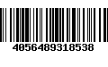 Código de Barras 4056489318538