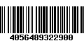 Código de Barras 4056489322900