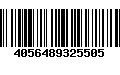 Código de Barras 4056489325505