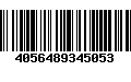 Código de Barras 4056489345053