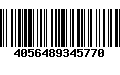 Código de Barras 4056489345770