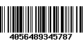 Código de Barras 4056489345787