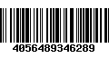 Código de Barras 4056489346289