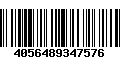 Código de Barras 4056489347576