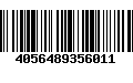 Código de Barras 4056489356011