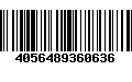 Código de Barras 4056489360636