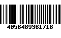 Código de Barras 4056489361718