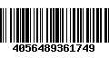 Código de Barras 4056489361749