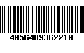 Código de Barras 4056489362210