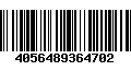 Código de Barras 4056489364702