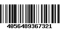 Código de Barras 4056489367321