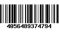 Código de Barras 4056489374794