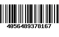 Código de Barras 4056489378167