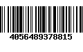 Código de Barras 4056489378815