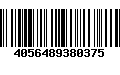 Código de Barras 4056489380375