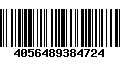 Código de Barras 4056489384724