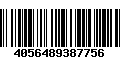 Código de Barras 4056489387756