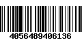 Código de Barras 4056489406136