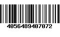 Código de Barras 4056489407072