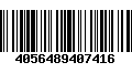 Código de Barras 4056489407416