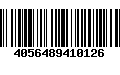 Código de Barras 4056489410126