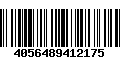 Código de Barras 4056489412175