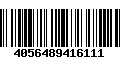 Código de Barras 4056489416111