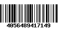 Código de Barras 4056489417149