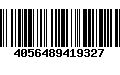 Código de Barras 4056489419327