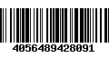 Código de Barras 4056489428091