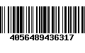 Código de Barras 4056489436317