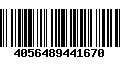 Código de Barras 4056489441670