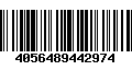 Código de Barras 4056489442974