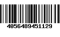 Código de Barras 4056489451129