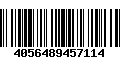 Código de Barras 4056489457114