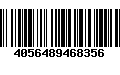 Código de Barras 4056489468356