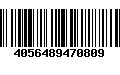 Código de Barras 4056489470809