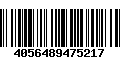 Código de Barras 4056489475217