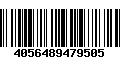 Código de Barras 4056489479505