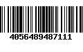 Código de Barras 4056489487111