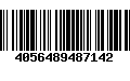 Código de Barras 4056489487142