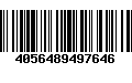 Código de Barras 4056489497646